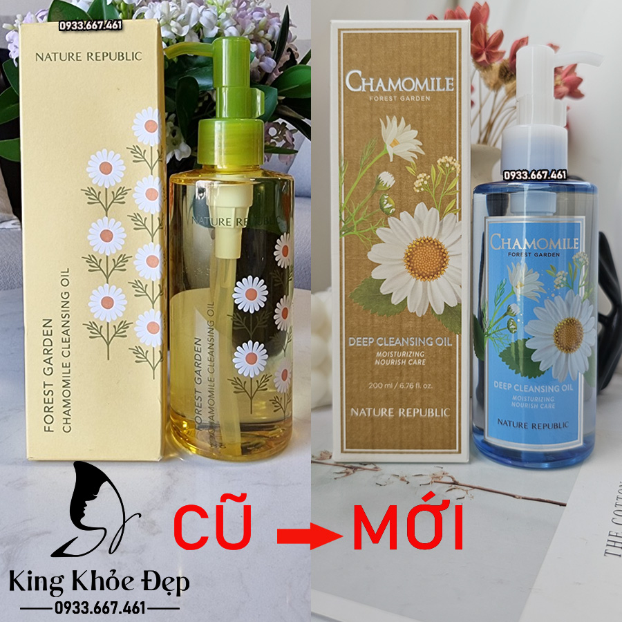 Dầu Tẩy Trang Nature Republic Forest Garden Chamomile Cleansing Oil