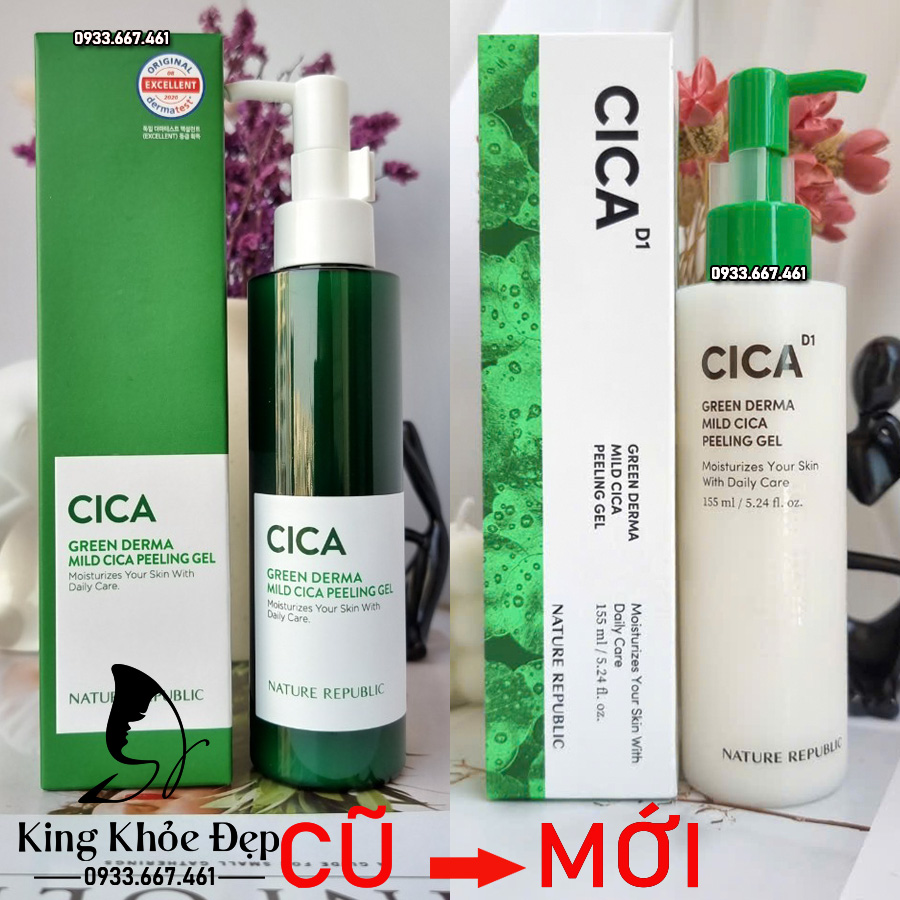 Tẩy Tế Bào Chết Nature Republic Green Derma Mild Cica Peeling Gel