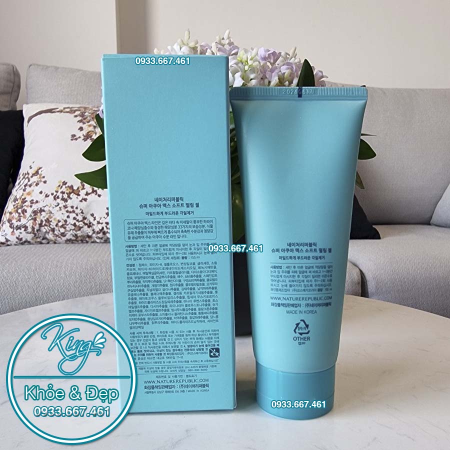 Tẩy Tế Bào Chết Nature Republic Aqua Super Aqua Max Soft Peeling Gel