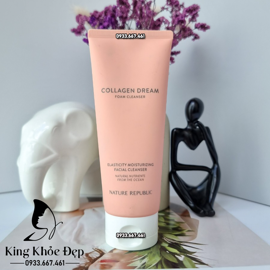 Sửa Rửa Mặt Nature Republic Collagen Dream Vitamin C Capsule Foam Cleanser