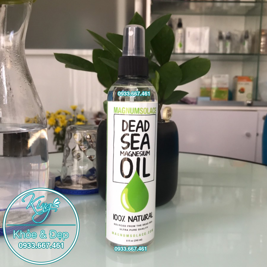 Dầu Magiê - Dead Sea Magnesium Oil - chai lớn 240 ml (8 oz)