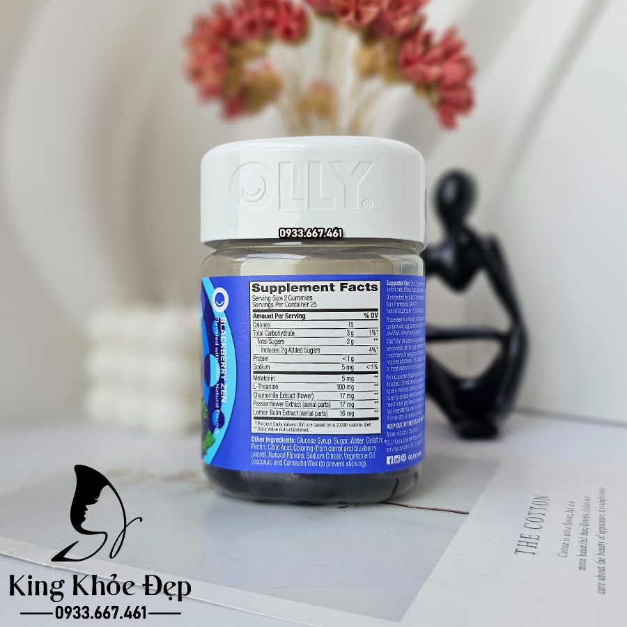 Kẹo Ngủ Olly Sleep Extra Strength 5MG 50 Viên – Giải Pháp Hỗ Trợ Giấc Ngủ Nhanh & Sâu Tự Nhiên Không Gây Nghiện!