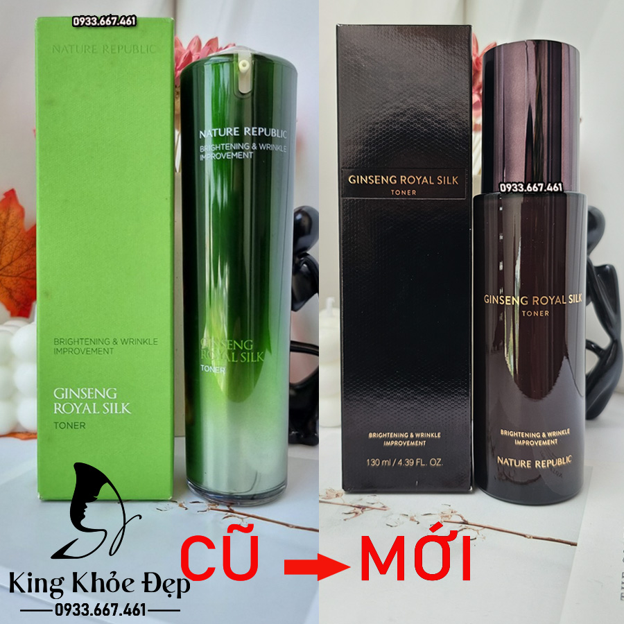 Nước Cân Bằng Nature Republic Ginseng Royal Silk Toner