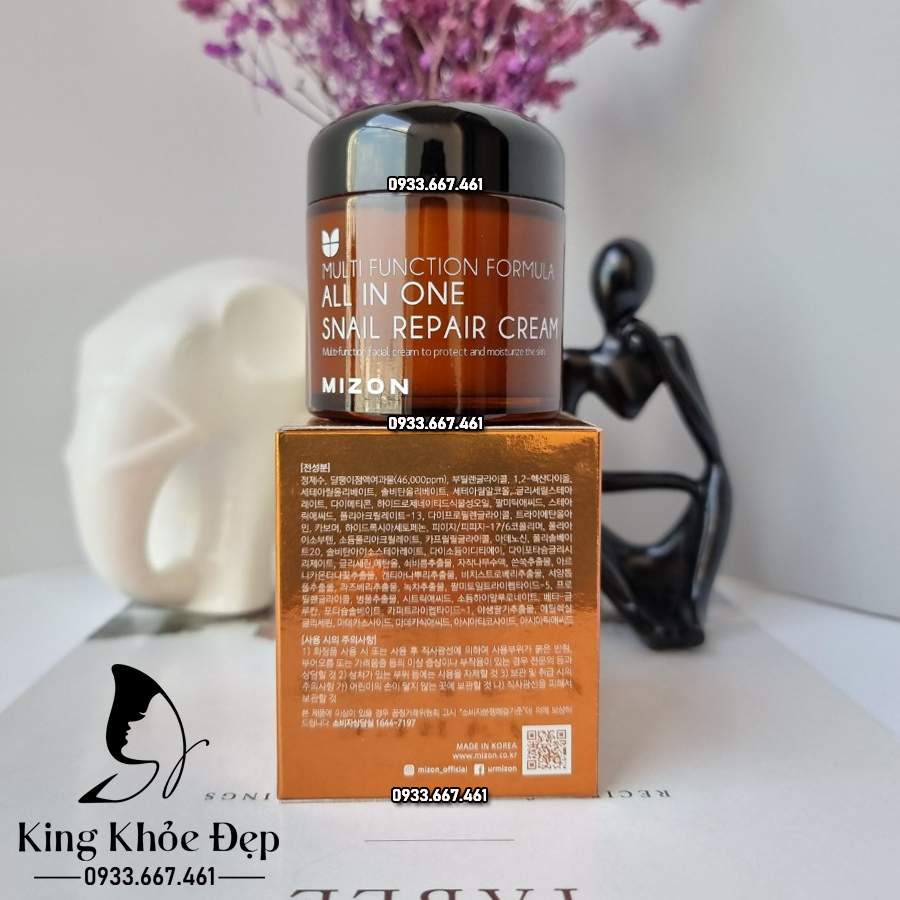 Kem Dưỡng Da All In One Snail Repair Cream