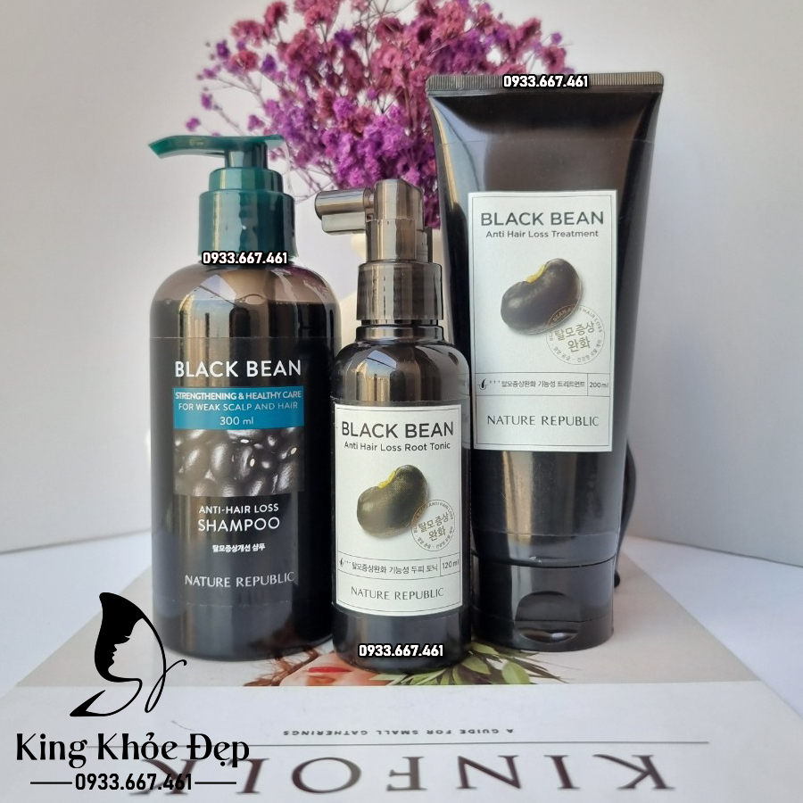 Xịt Dưỡng Tóc Nature Republic Black Bean Anti Hair Loss Root Tonic