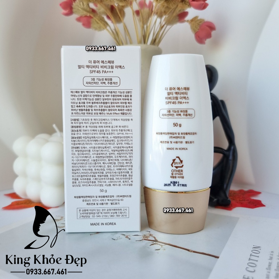 Kem Trang Điểm Multi Activity BB Cream EX The Pure Esthe Beau – Da Đẹp Tự Nhiên, Dưỡng Da Suốt Ngày