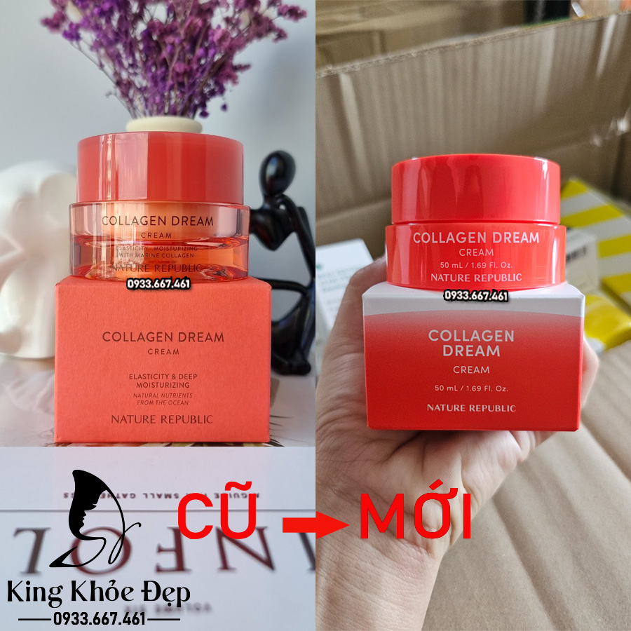 Kem Dưỡng Da Nature Republic Collagen Dream Cream – Căng Mướt, Trẻ Hóa Da Từ Bên Trong