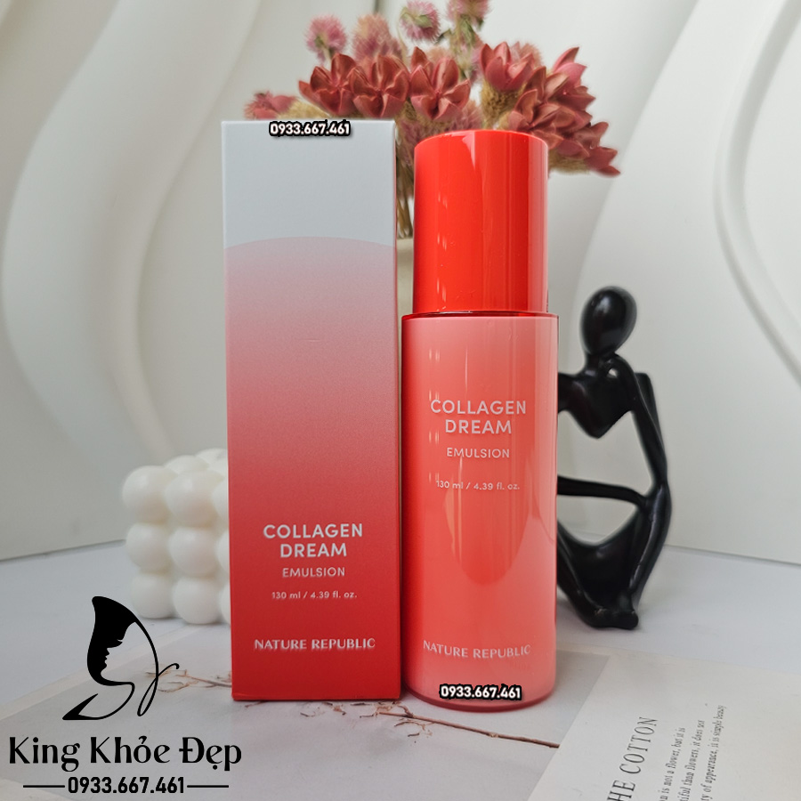 Sữa Dưỡng Nature Republic Collagen Dream Emulsion 130ml – Dưỡng Ẩm & Tăng Đàn Hồi Da