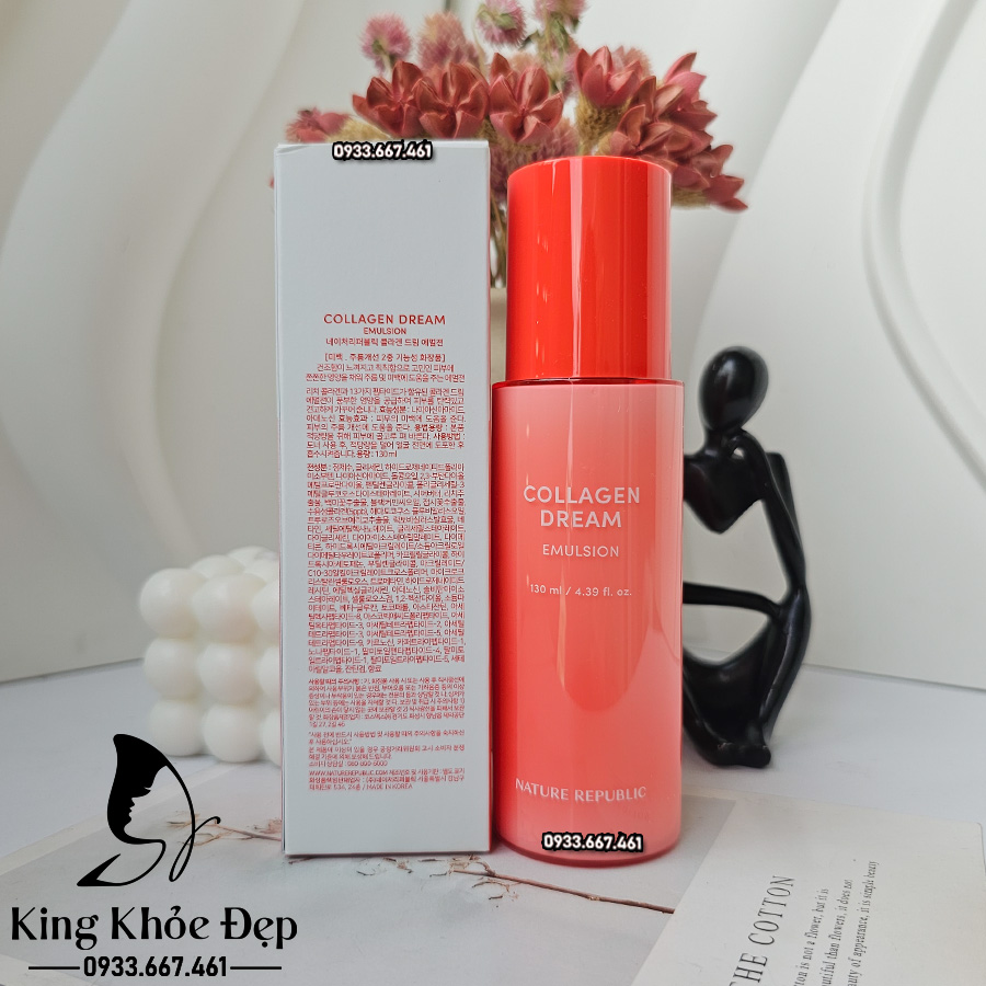 Sữa Dưỡng Nature Republic Collagen Dream Emulsion 130ml – Dưỡng Ẩm & Tăng Đàn Hồi Da