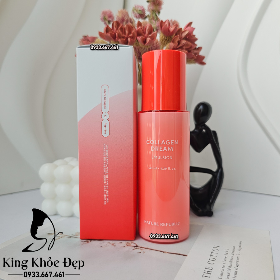Sữa Dưỡng Nature Republic Collagen Dream Emulsion 130ml – Dưỡng Ẩm & Tăng Đàn Hồi Da