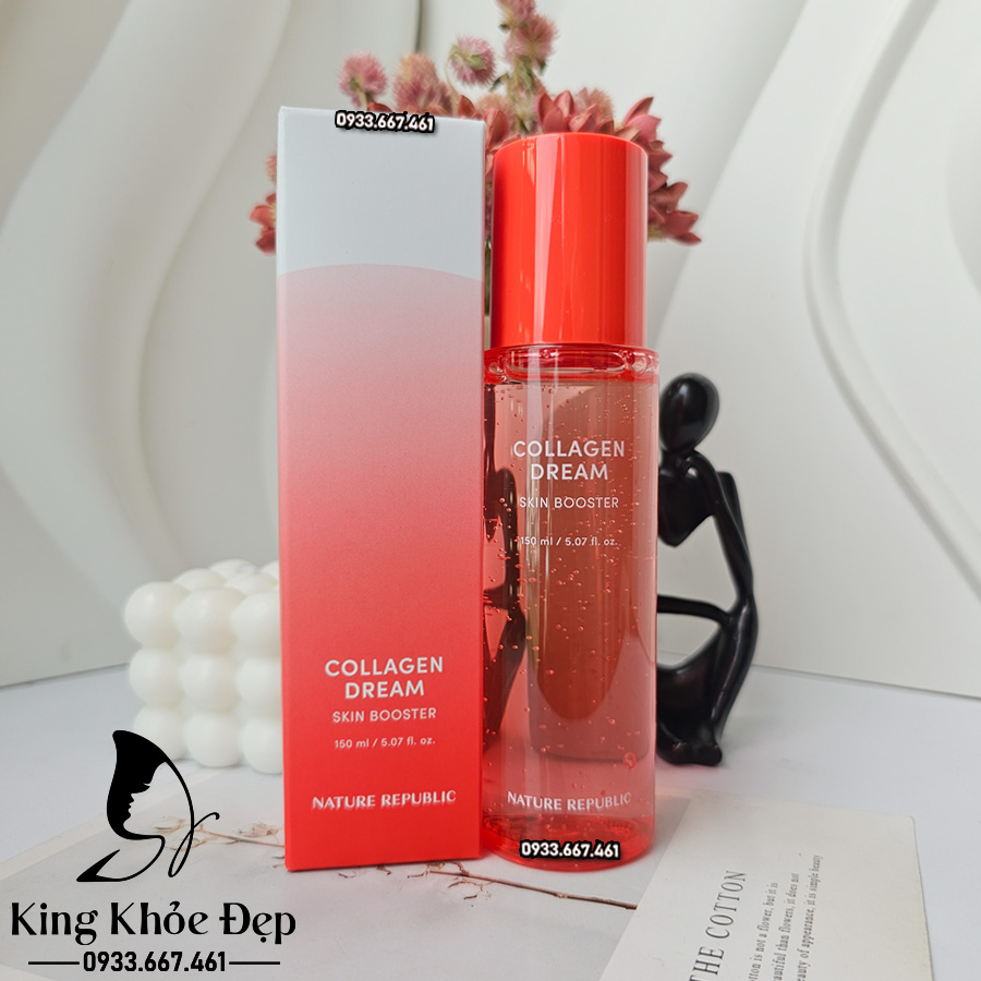 Nước Cân Bằng Nature Republic Collagen Dream Skin Booster 150ml – Cấp Ẩm & Tăng Đàn Hồi Da