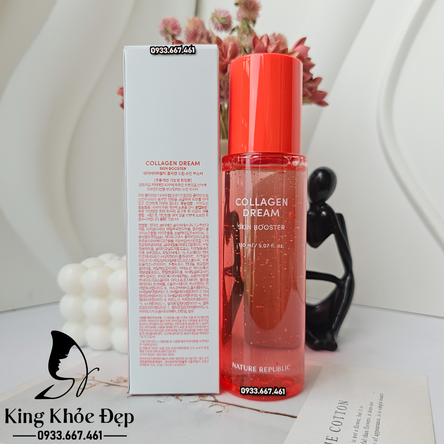 Nước Cân Bằng Nature Republic Collagen Dream Skin Booster 150ml – Cấp Ẩm & Tăng Đàn Hồi Da