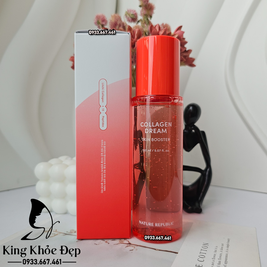 Nước Cân Bằng Nature Republic Collagen Dream Skin Booster 150ml – Cấp Ẩm & Tăng Đàn Hồi Da