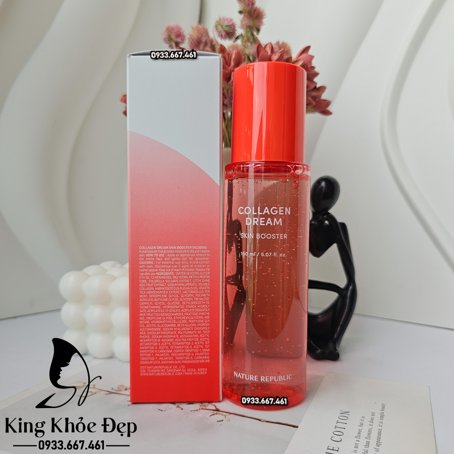 Nước Cân Bằng Nature Republic Collagen Dream Skin Booster 150ml – Cấp Ẩm & Tăng Đàn Hồi Da